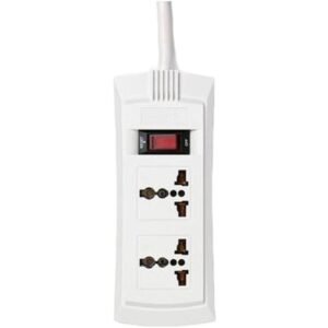 Omni 2-Gang Universal Outlet Extension Cord with Switch