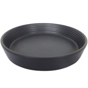 Daiso Navy-Gray European-Style Plate